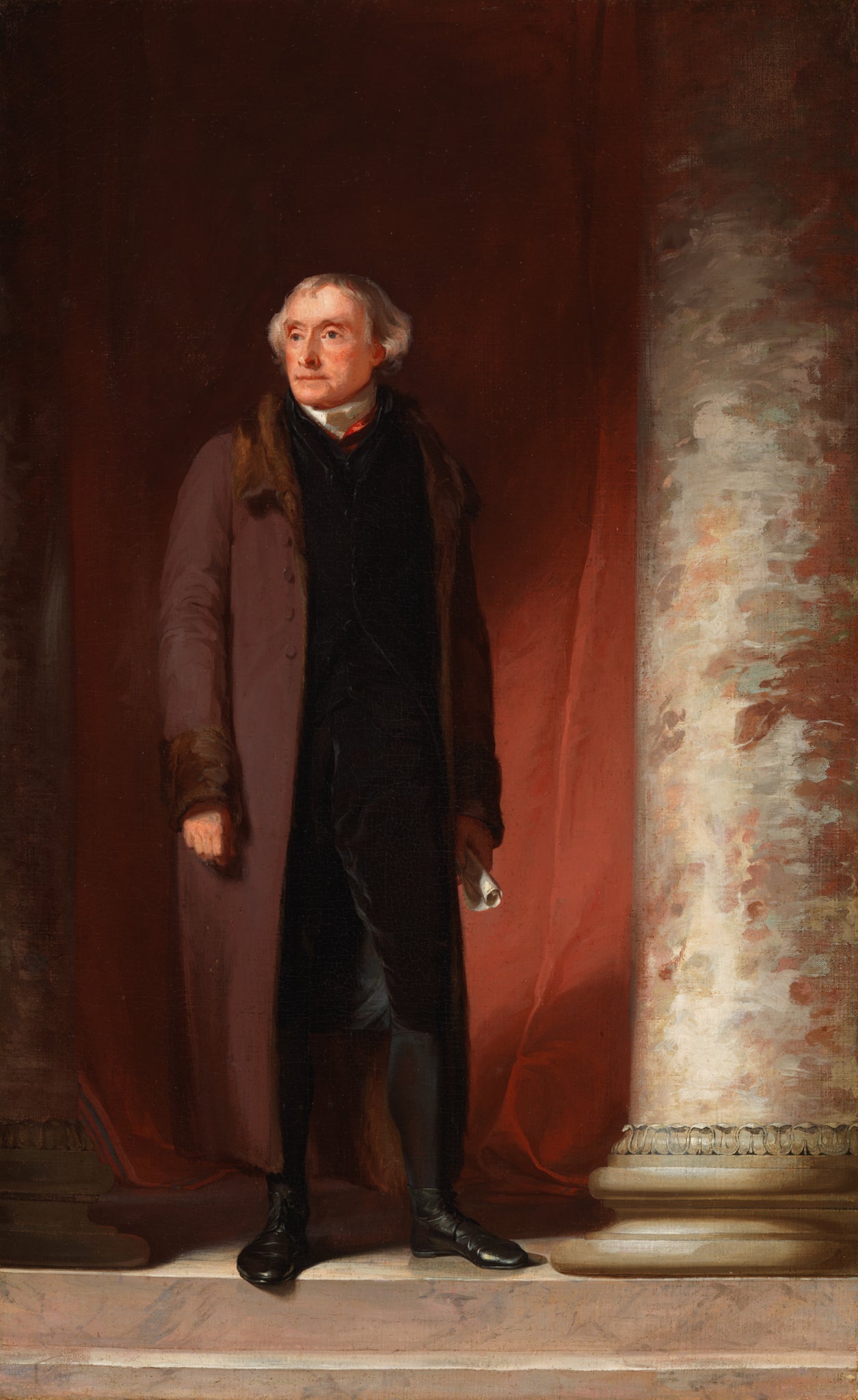 A standing portrait of Jefferson