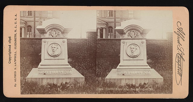Tomb of Edgar Allan Poe, Baltimore, Md.