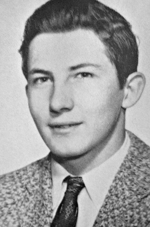 Aldrich Ames, dressed in coat and tie for his photo in 1958 McLean High School yearbook. (Source: Wikipedia)