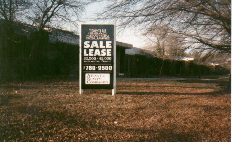 1946 Isaac Newton Square with a for sale sign in front