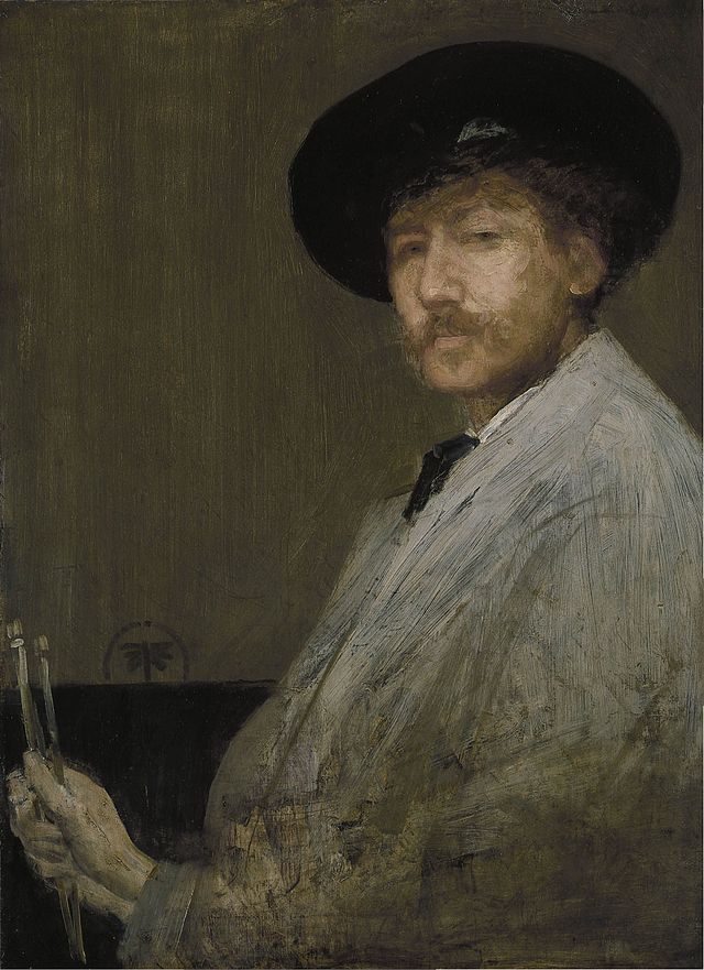 Self portrait of free spirited artist, James McNeill Whistler. (Photo source: Wikipedia) James McNeill Whistler's self portrait. (Photo source: Wikipedia)