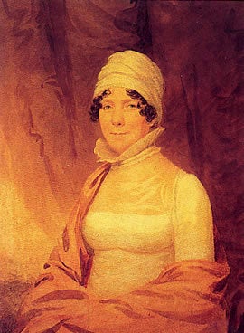 Dolley Madison spent time at the Octagon House after the British burned Washington during the War of 1812. According to some, she still visits on occasion. (Photo source: Wikipedia) Dolley Madison c. 1817. (Photo source: Wikipedia)