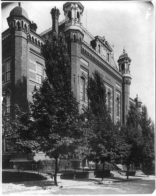 Johnston, Frances Benjamin. “Franklin School, Wash., D.C.” Still image, 1900. https://www.loc.gov/pictures/resource/cph.3a17300. Johnston, Frances Benjamin. “Franklin School, Wash., D.C.” Still image, 1900. https://www.loc.gov/pictures/resource/cph.3a17300.