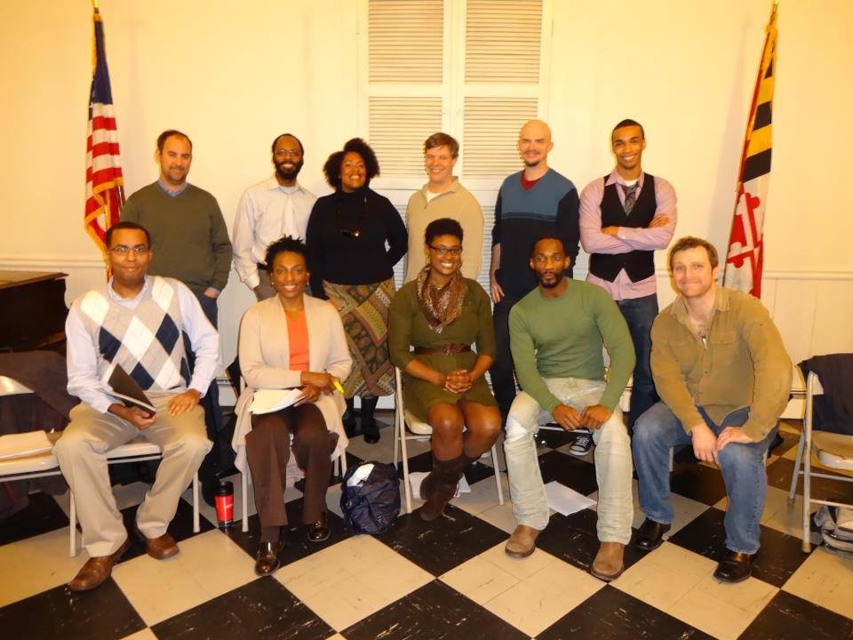 OUR MAN BEVERLY SNOW cast photo, December 2012. (Source: Jacqueline Lawton)