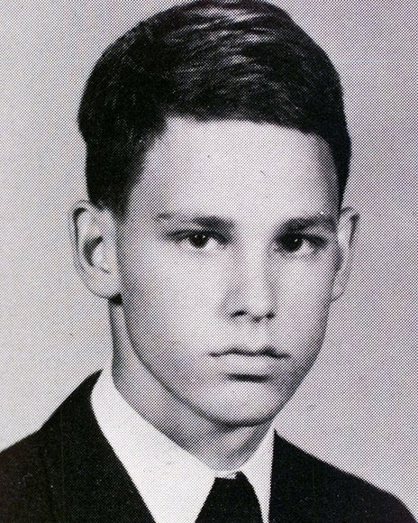 Jim Morrison's high school yearbook photo. (Photo source: George Washington High School yearbook) Jim Morrison's high school yearbook photo. (Photo source: George Washington High School yearbook)