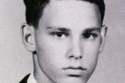 Jim Morrison's 10th grade high school yearbook photo. (Photo source: George Washington High School yearbook)