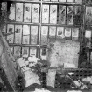Damaged records from the 1890 census. Most of these records ended up being destroyed. (Image source: National Archives)