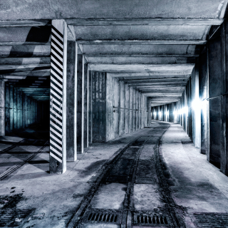 An artistic photograph of the tunnels