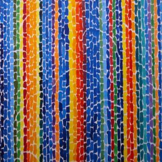 Alma Thomas's 1968 painting "Wind, Sunshine, and Flowers." (Source: Flickr User Neil R. Used via Creative Commons Attribution-NonCommercial 2.0 Generic license).