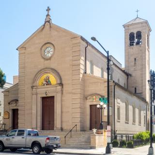 Holy Rosary Catholic Church in Washington, DC (Source: Flickr user ajay_suresh. Cropped and used via Creative Commons Attribution 2.0 Generic License. CC By 2.0)