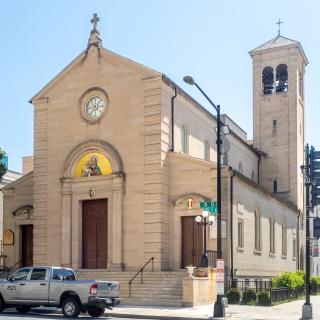 Holy Rosary Catholic Church in Washington, DC (Source: Flickr user ajay_suresh. Cropped and used via Creative Commons Attribution 2.0 Generic License. CC By 2.0)