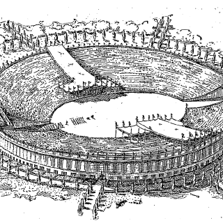 Drawing of proposed Washington, D.C. stadium in 1911. (Source: Washington Post)