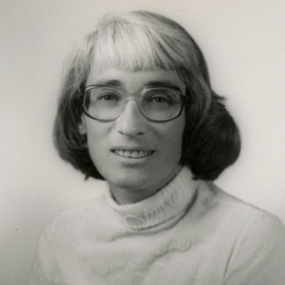 Headshot of Bernice Sandler from 1974. 