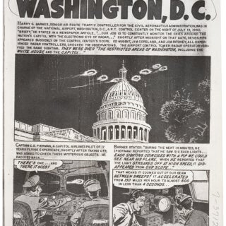 Saucers over Washington, July 19, 1952. (National Archives Identifier: 595553)