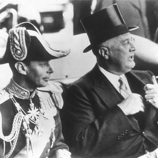 “Close up of President Roosevelt and King George VI as they drive from Union Station to the White House. June 8, 1939.” (Photo Source: FDR Presidential Library & Museum Flickr) https://www.flickr.com/photos/fdrlibrary/7366008204/in/album-72157630051202255/