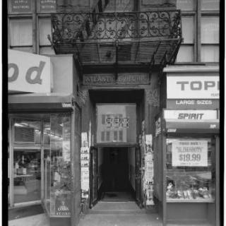 The entrance to the original 930 Club in the Atlantic building at 930 F Street NW. Credit: Library of Congress