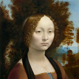 Portrait of Ginevra de' Benci by Leonardo da Vinci
