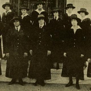 The sole African-American Yeomanette unit was assigned to the Navy Yard in Washington, D.C., to work at the Muster Roll Office.