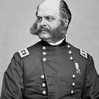 General Ambrose E. Burnside, the father of the sideburn. (Source: Wikipedia)
