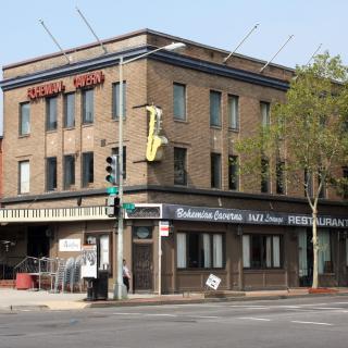 Historic music venue Bohemian Caverns, on the NE corner of 11th and U Streets NW in Washington, D.C. (Photo by Mr.TinDC via Flickr Creative Commons)