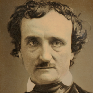 “Daguerreotype of Edgar Allan Poe, known as the "Annie" Daguerreotype,” 1849, https://en.wikipedia.org/wiki/Edgar_Allan_Poe#/media/File:Edgar_Allan_Poe_daguerreotype_crop.png