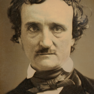 “Daguerreotype of Edgar Allan Poe, known as the "Annie" Daguerreotype,” 1849, https://en.wikipedia.org/wiki/Edgar_Allan_Poe#/media/File:Edgar_Allan_Poe_daguerreotype_crop.png