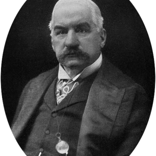 J. P. Morgan photo from Images of American Political History (Source: Wikipedia)