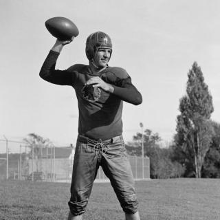 Redskins quarterback Sammy Baugh (Source: Library of Congress)