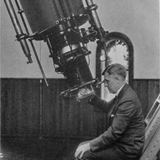 Samuel Alfred Mitchell at McCormick Observatory (Source: Wikipedia)
