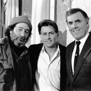 Homeless Advocate Mitch Snyder, Actor Martin Sheen, Boston Mayor Raymond L. Flynn, January 1987 (Source: Boston Mayor's Office, via Wikipedia)