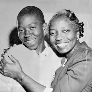 Spottswood Bolling, with his mother Sarah