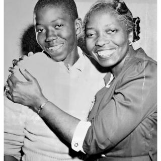 Spottswood Bolling, with his mother Sarah