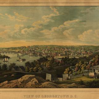 View of Georgetown ca. 1855