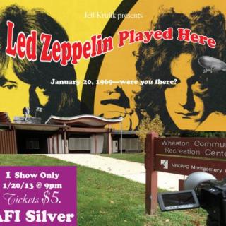 Did Led Zeppelin play at the Wheaton Youth Center on January 20, 1969? (Photo: Jeff Krulik)