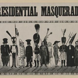 Some of the outfits worn at the Presidential Masquerade of 1880. 