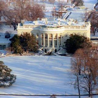 Washington remained buried in snow two days after the Super Bowl snowstorm. (Source: National Archives/Ronald Reagan Presidential Library)