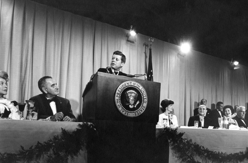 President John F. Kennedy Speaks at Fundraising Event for the National Cultural Center, November 29, 1962 