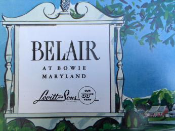 Sales guide for Belair at Bowie