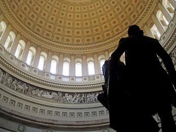 View of the U.S. Capitol rotunda