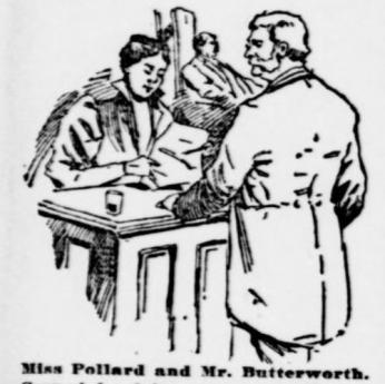 Breckinridge's lawyer cross-examining Miss Pollard, who reads a letter she wrote