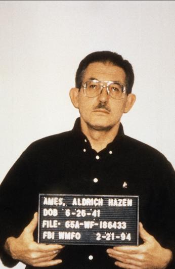 Aldrich Ames mugshot after his arrest on February 21, 1994. (Source: Wikipedia)