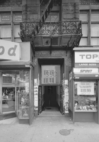 Doorway with 930 above the door.