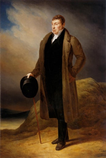 Portrait of Lafayette in 1823 painted by Ary Scheffer from Wikimedia Commons.