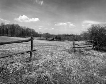 This March 1968, image shows the future site of the Filene Center at Wolf Trap. (NPS; Museum Resource Center; National Capital Region Public Affairs Photograph Collection; MRCE Cat# 722; Jack Rottier)