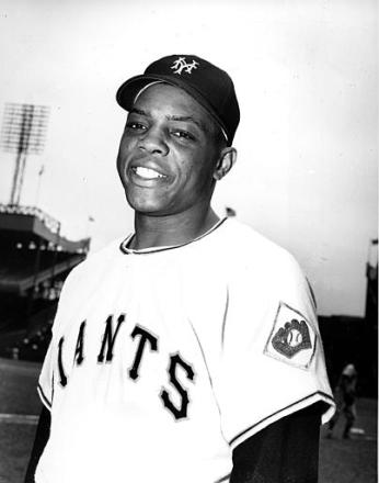 Willie Mays in 1950 and 1951