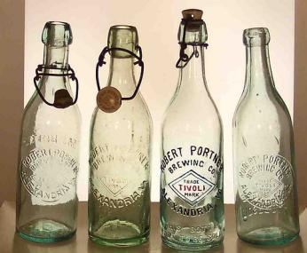 Various Robert Portner Brewing Company bottles