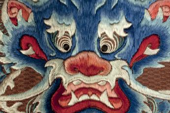 Detail from a Chinese robe