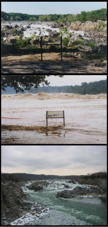 The Potomac’s volatile nature often affected the Great Falls Canal System’s operations