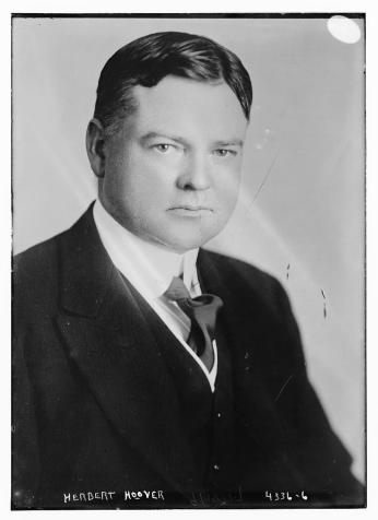 Herbert Hoover in 1917. (Source: Library of Congress)