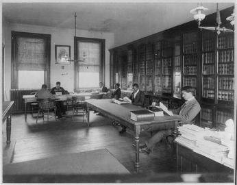 Howard Law Library, circa 1900 Howard Law Library, circa 1900